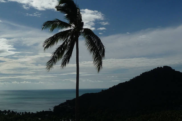 03-studio apartment-vue de la mer a l'horizon de la baie vitree